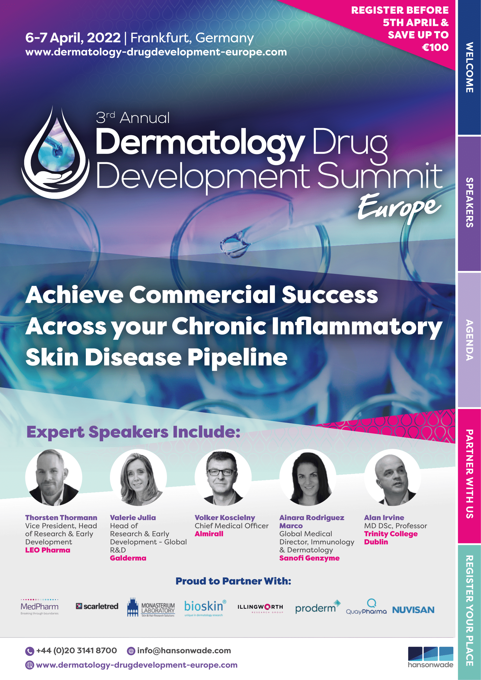 3rd Dermatology Drug Development Europe 2022 Official Brochure-01